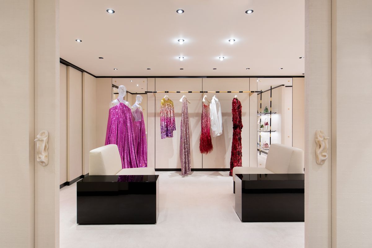 Inside Valentino’s glamorous new Sloane Street store, inspired by the art of haute couture