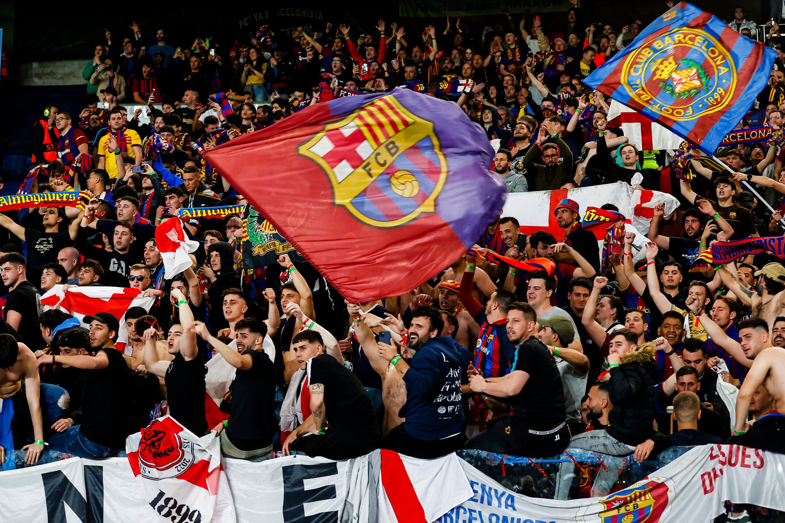 Barcelona suspend three fans over alleged ‘Nazi salutes and racist insults’ against PSG