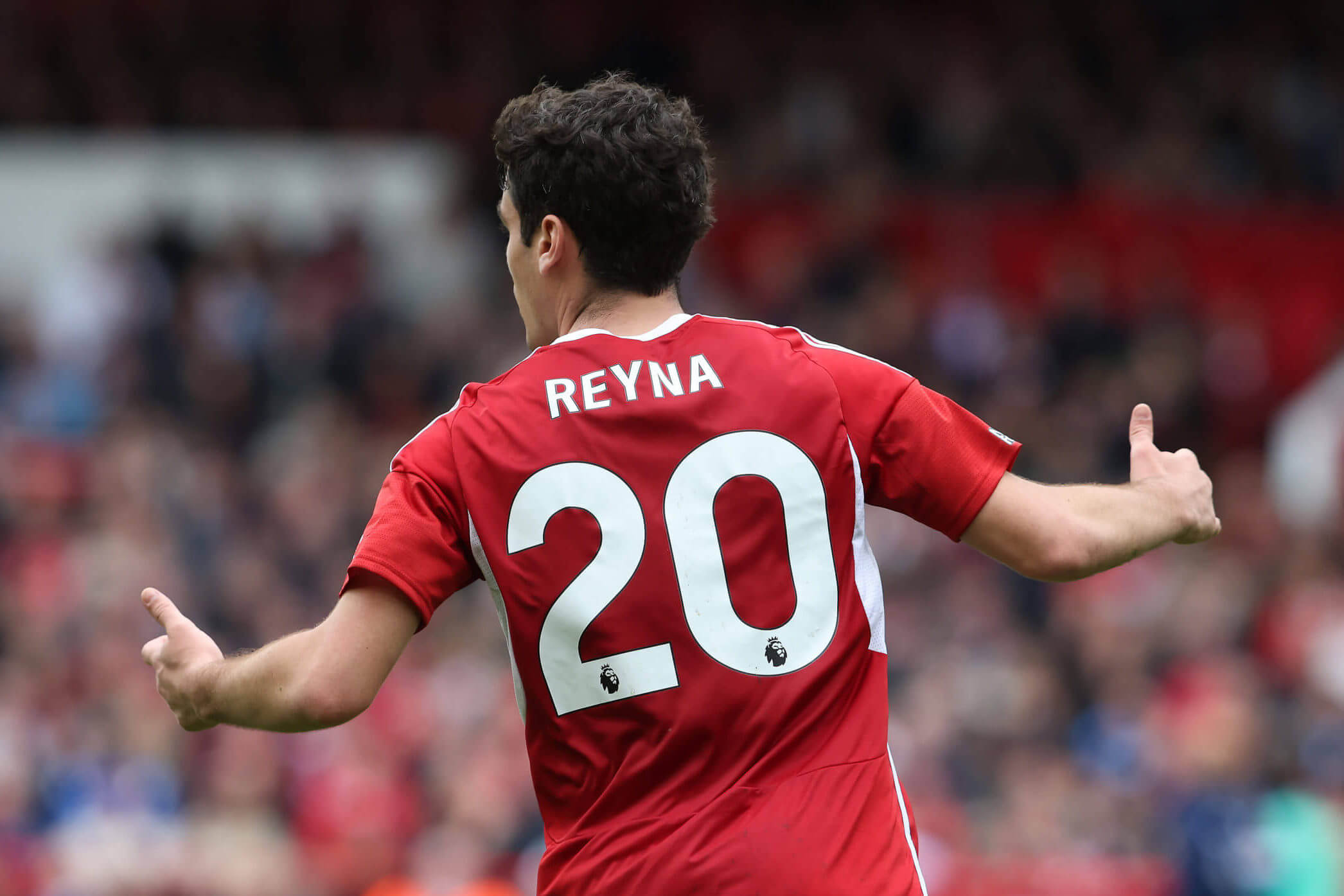 How did Gio Reyna perform in his first start in the Premier League?