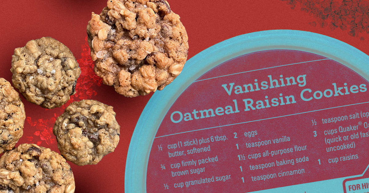 The Quaker Oats Guy Makes Some Damn Good Oatmeal Raisin Cookies