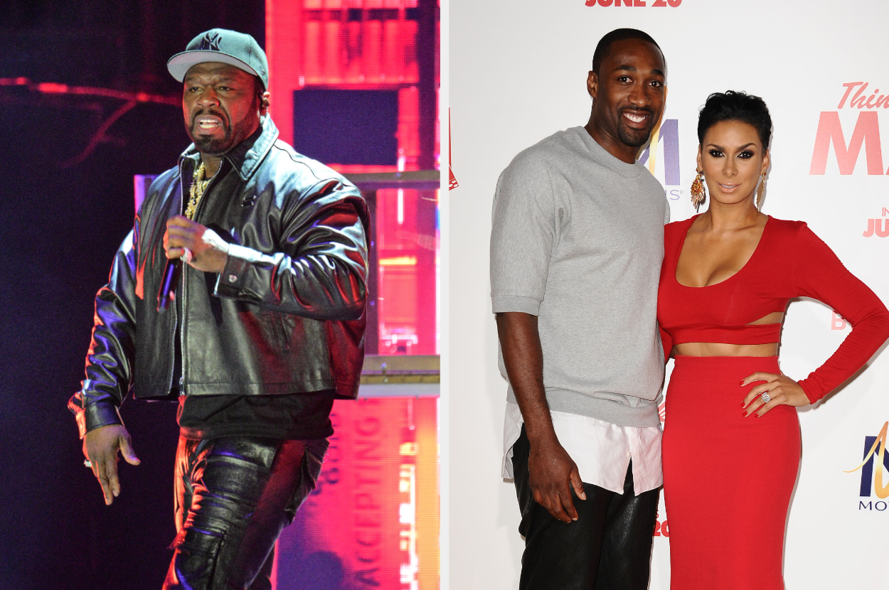 50 Cent Reacts to Gilbert Arenas Giving Ex Laura Govan a Fake $400,000 Diamond Ring