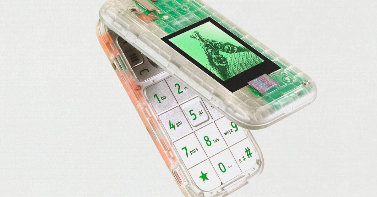 The Boring Phone is a nostalgic branding exercise by HMD and Heineken