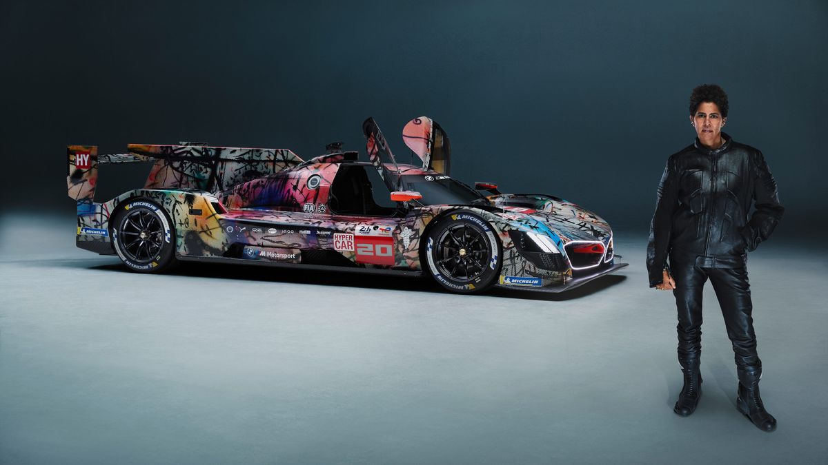  Julie Mehretu is the latest artist to transform a BMW racing car into a dynamic artwork 