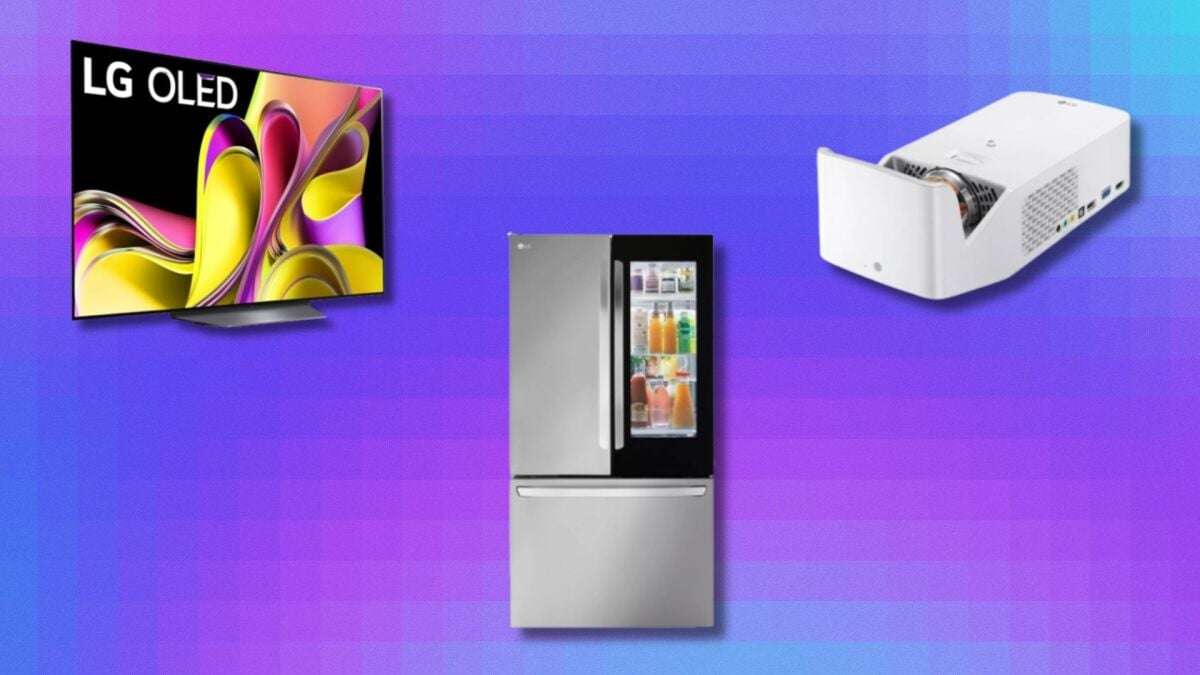 Save up to 55% on home tech during the LG Memorial Day Sale