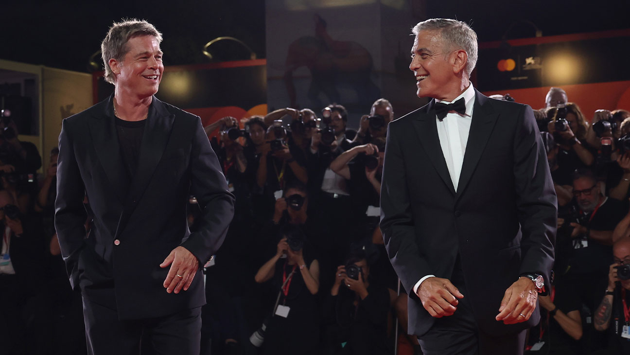 Brad Pitt and George Clooney Whip Venice Film Festival Into a Frenzy With ‘Wolfs’ World Premiere