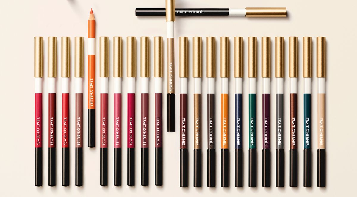 Hermès Beauty’s eye and lip pencils invite playfulness with colour and texture