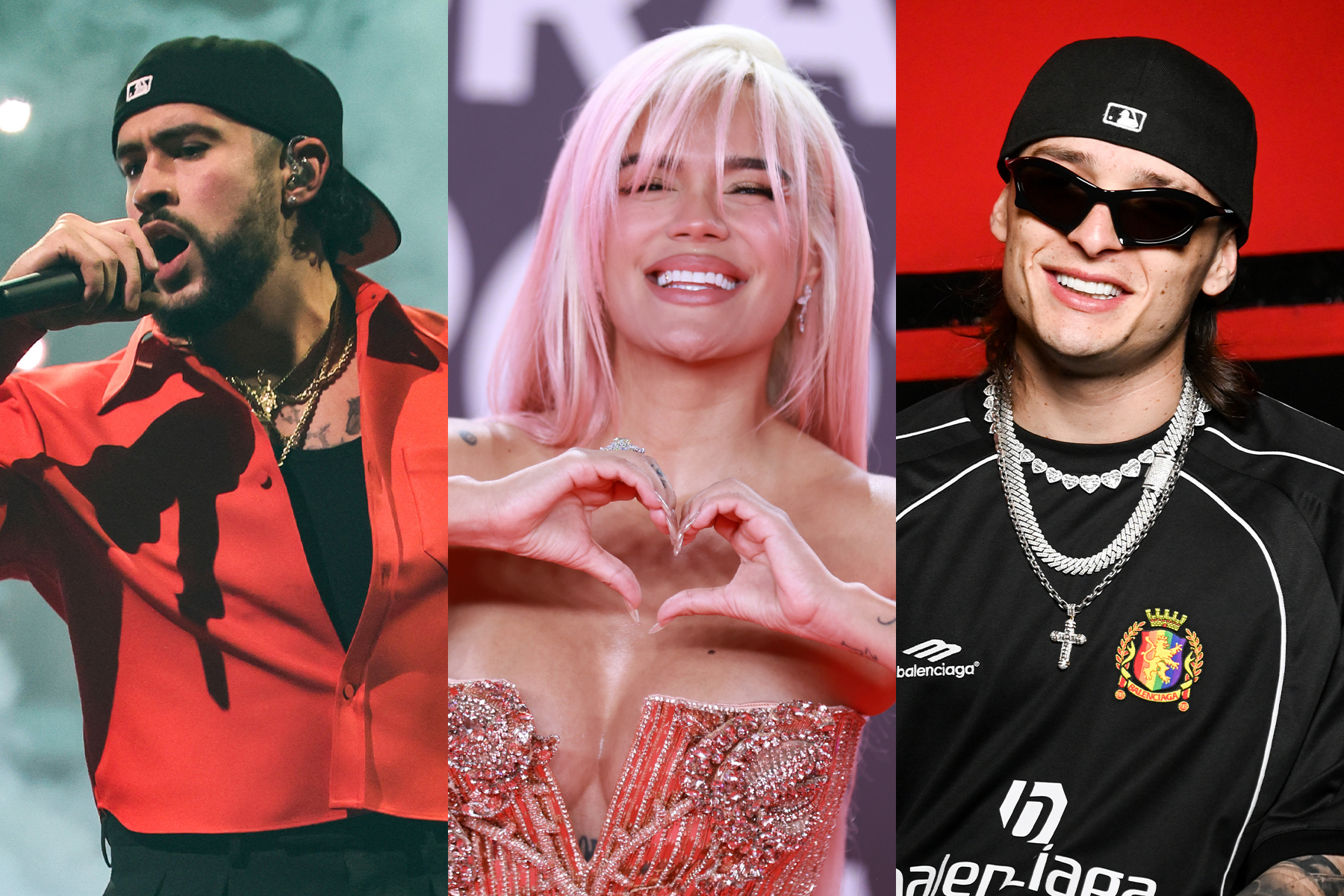 Karol G, Peso Pluma, and Bad Bunny Win Big at Billboard Latin Music Awards