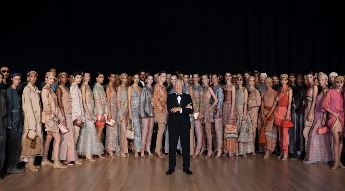 ‘Remembering without nostalgia’: Giorgio Armani presents his S/S 2025 collection in New York