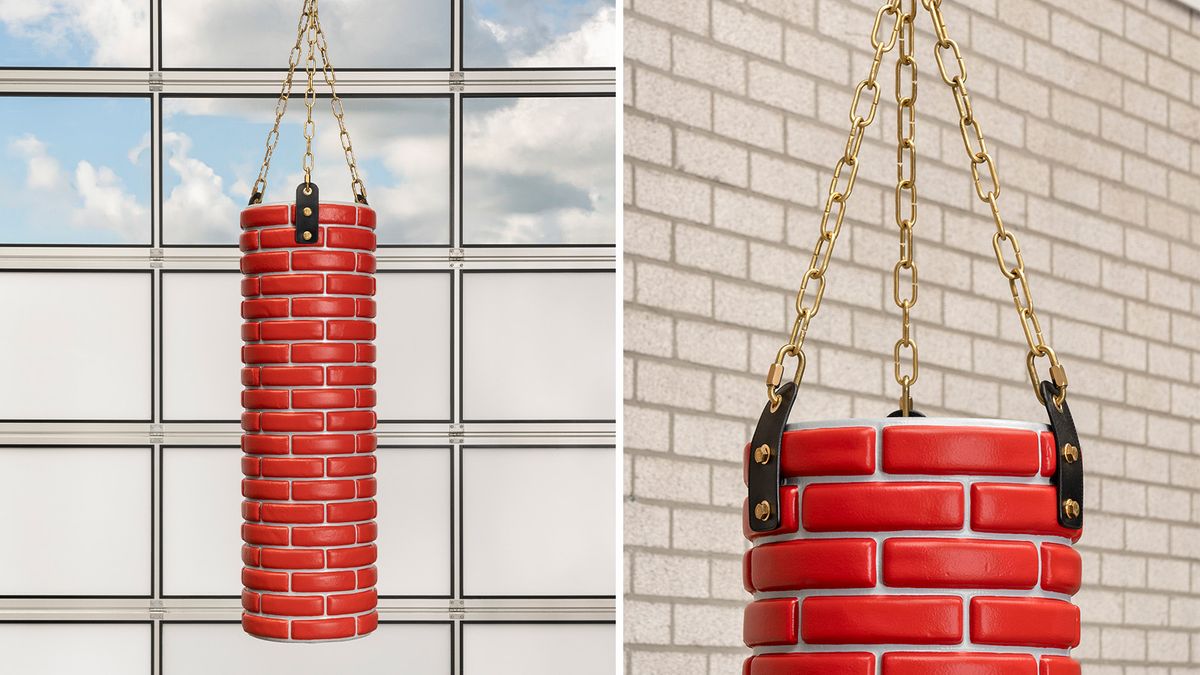 Gufram’s red-brick punching bag is a total knockout