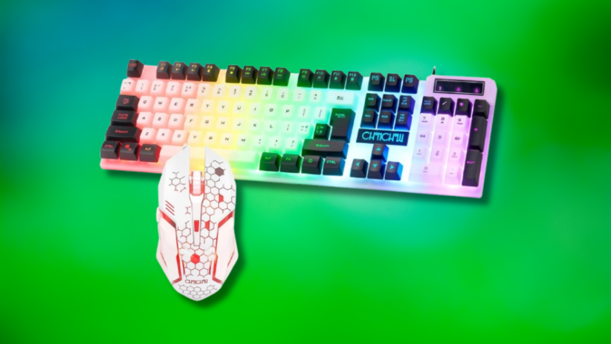 This light-up gaming keyboard and mouse bundle is available for under $10